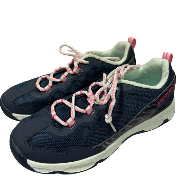 Merrell Chameleon Low 2.0 Womens Blue Pink Lace Up Outdoor Hiking Sneaker size 5 - Picture 6 of 8